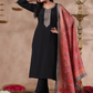 Ethnic Motifs Yoke Design Regular Sequinned Kurta With Trousers & Dupatta