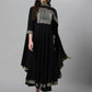 Ethnic Motifs Yoke Design Zari Sequined Anarkali Kurta with Palazzos & Dupatta