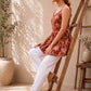 Women Floral Print Cotton Top