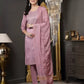 Women Cotton Blend, Silk Blend Kurta Pant Dupatta Set