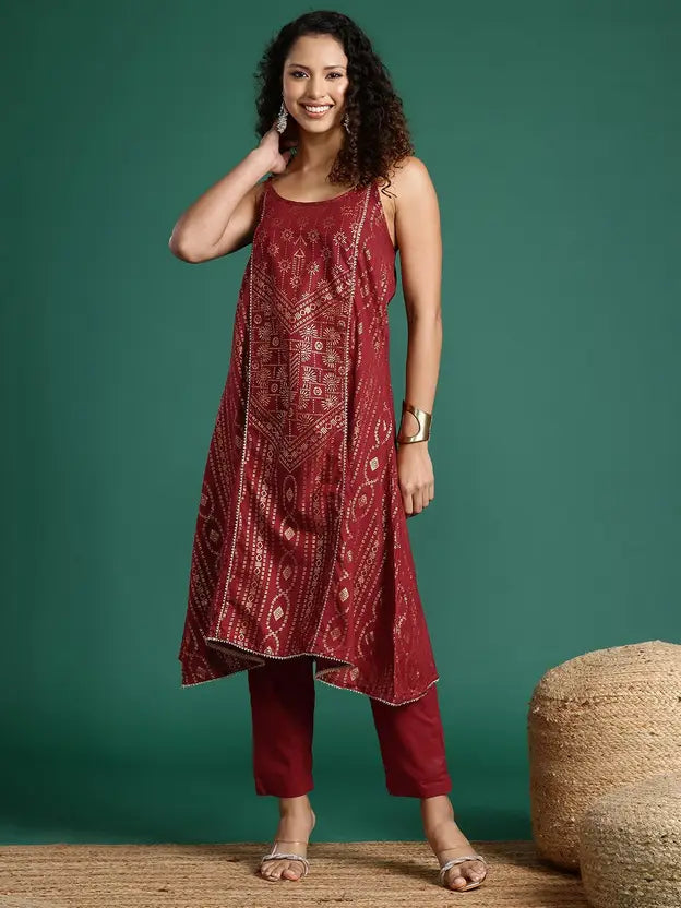 Women Pure Cotton Kurta Pant Set