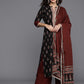 Women Cotton Blend Kurta Palazzo Set