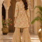 Floral Printed Pure Cotton Kurti with Sharara