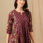 Women Floral Print Cotton Top