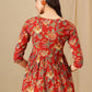 Women Floral Print Cotton Top