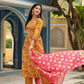 Floral Printed Kurta & Trousers With Dupatta