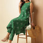 Ethnic Motifs Printed Regular Pure Cotton Straight Kurta with Trousers