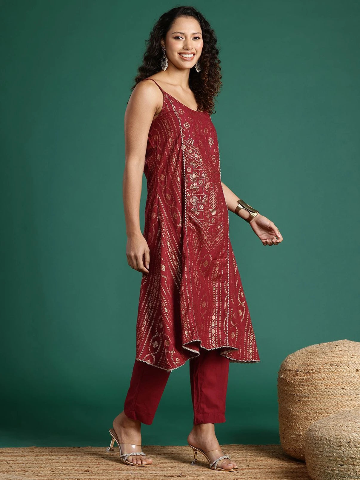 Women Pure Cotton Kurta Pant Set