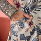 Floral Printed Shirt Collar Straight Kurta With Salwar - Amy's Cart