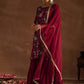 Women Floral Embroidered Regular Sequinned Kurta with Sharara & With Dupatta