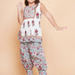 Girls Floral Printed Gotta Patti Pure Cotton Anarkali Kurta & Harem Pant