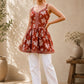 Women Floral Print Cotton Top