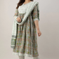 Women Pure Cotton Kurta Pant Dupatta Set