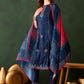 Geometric Embroidered Sequinned Straight Kurta & Trouser With Dupatta