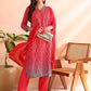 Women Bandhani Printed Regular Kurta with Trousers & With Dupatta