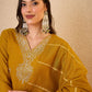 Women Viscose Rayon Kurta Pant Dupatta Set