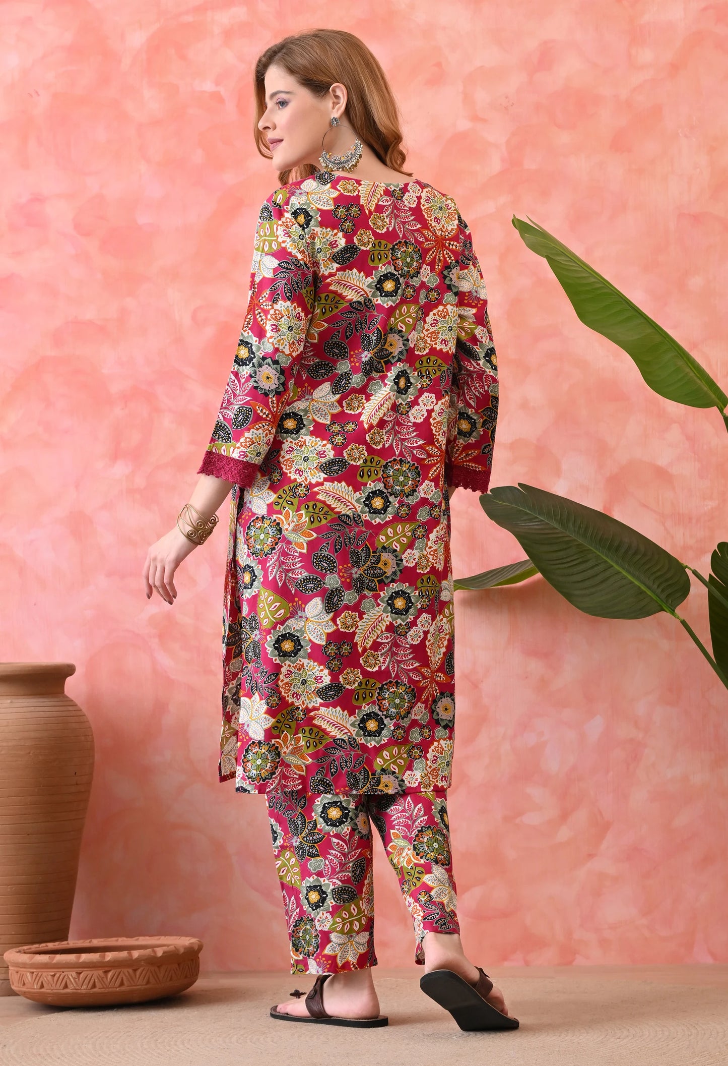 Women Pure Cotton Kurta Pant Set