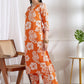 Women Orange Viscose Rayon Kurta Sets