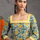 Women Floral Printed Regular Pure Cotton Kurti with Palazzos