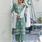 Women Cotton Silk Kurta Palazzo Dupatta Set