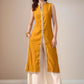 Mandarin Collar Sleeveless Gotta Patti Straight Kurta With Palazzo - Amy's Cart
