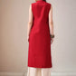 Mandarin Collar Sleeveless Gotta Patti Straight Kurta With Palazzo - Amy's Cart