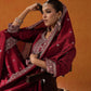 Ethnic Motifs Embroidered Thread Work Straight Kurta With Trousers & Dupatta