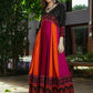 Multicoloured Ethnic Motifs Maxi Dress