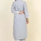 Women Grey Crepe Kurta Pant Set