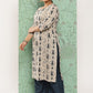 Plus Size Ethnic Motifs Printed Regular Pure Cotton Kurta with Palazzos