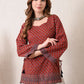 Print Ethnic Cotton Top