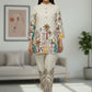 Women Ethnic Motifs Printed Regular Pure Cotton Kurta with Trousers - Amy's Cart