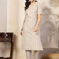 Women Striped Regular Kurta with Trousers