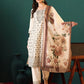 Women Cotton Blend Kurta Pant Dupatta Set