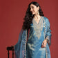 Women Silk Blend Kurta Pant Dupatta Set