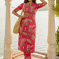 Women Floral Printed Regular Kurta with Trousers