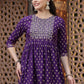 Women Viscose Rayon Kurti Dhoti Pant Set