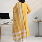 Women Striped Regular Thread Work Kurta with Trousers & With Dupatta