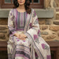 Women Floral Embroidered Regular Beads and Stones Pure Cotton Kurta with Trousers & With Dupatta