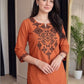 Women Khadi Cotton Kurta Pyjama Set