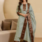 Women Woven Design Regular Kurta with Trousers & Dupatta