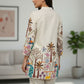 Women Ethnic Motifs Printed Regular Pure Cotton Kurta with Trousers - Amy's Cart