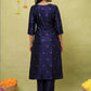 Women Regular Kurta with Trousers & With Dupatta