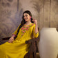 Women Floral Embroidered Regular Pure Cotton Straight Kurta with Palazzos - Amy's Cart