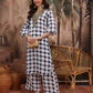 Women Printed Regular Thread Work Kurta with Palazzos