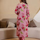 Women's Cotton Floral Printed Straight Kurta with Pant & Dupatta