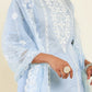 Floral Embroidered Panelled Kurta with Trousers & Dupatta