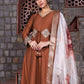 Women Cotton Silk Kurta Palazzo Dupatta Set