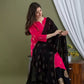 Women Pink Viscose Rayon Kurta and Sharara Set