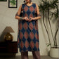 Women Ethnic Motifs Printed Regular Pure Cotton Kurta with Trousers & With Dupatta